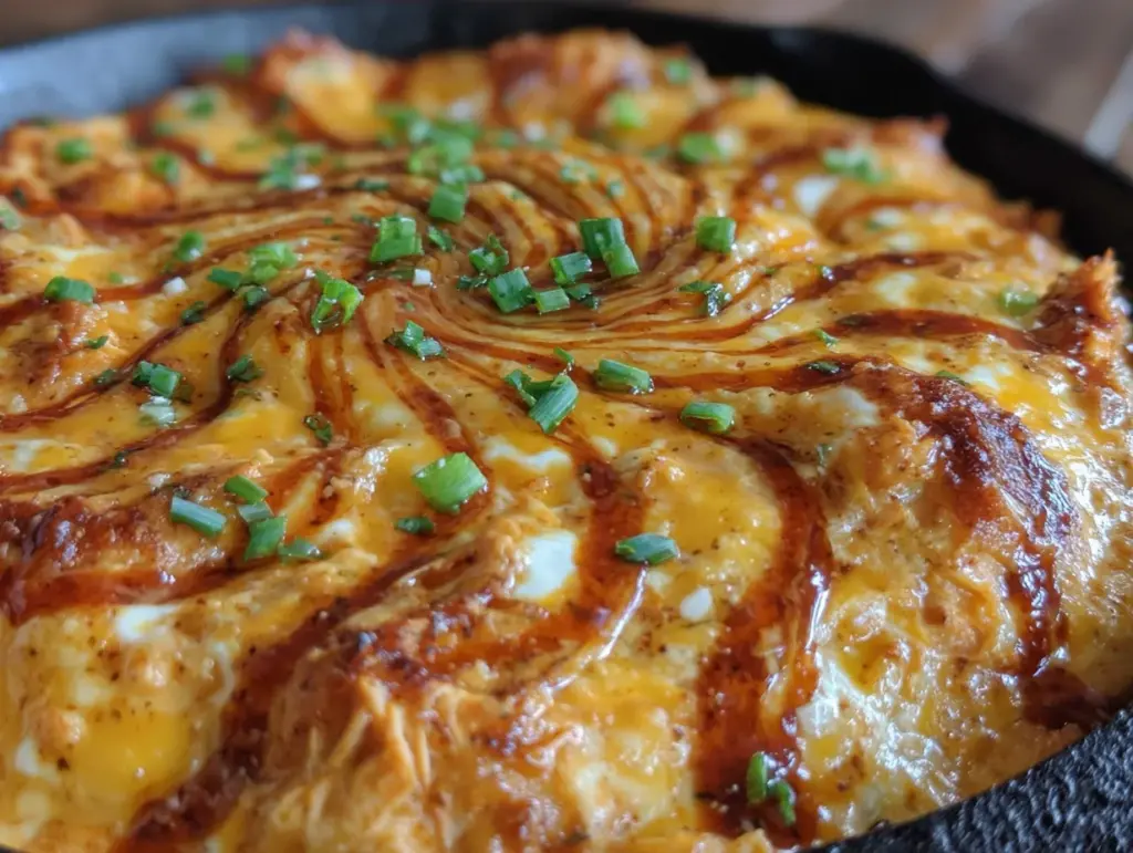 spider web buffalo chicken dip - featured image