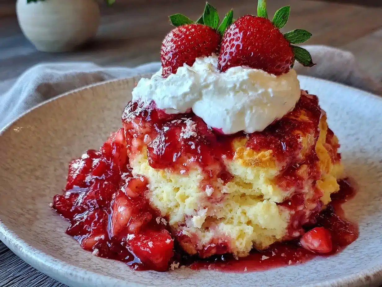 strawberry shortcake recipe preparation steps