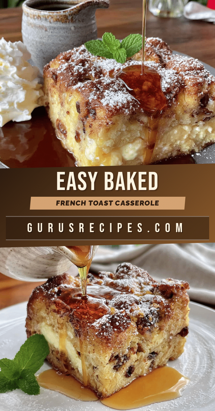 baked French toast casserole recipe