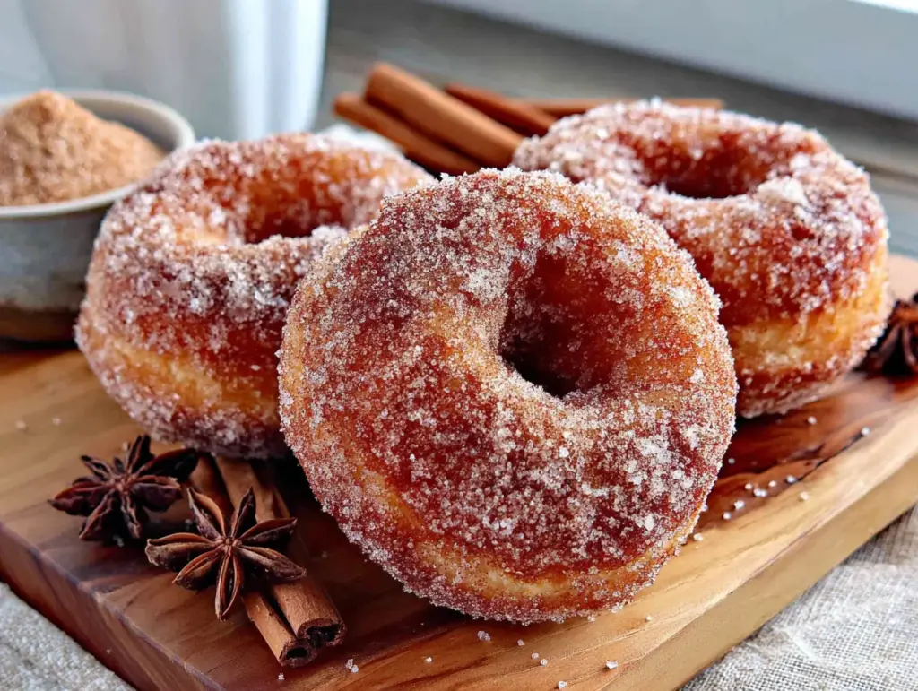 best baked apple cider donuts recipe - featured image