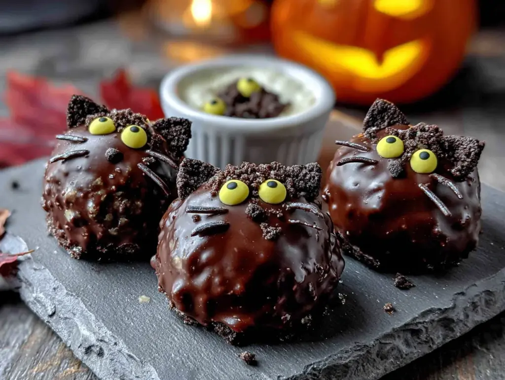 Black cat Oreo truffles - featured image