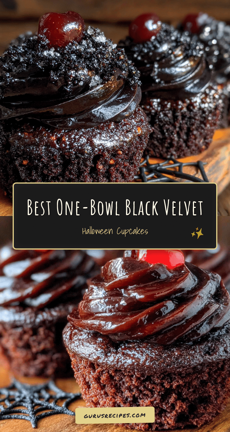 black velvet halloween cupcakes recipe