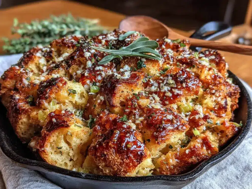 brown butter sage stuffing - featured image