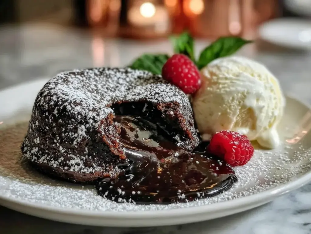 chocolate lava cake for two - featured image