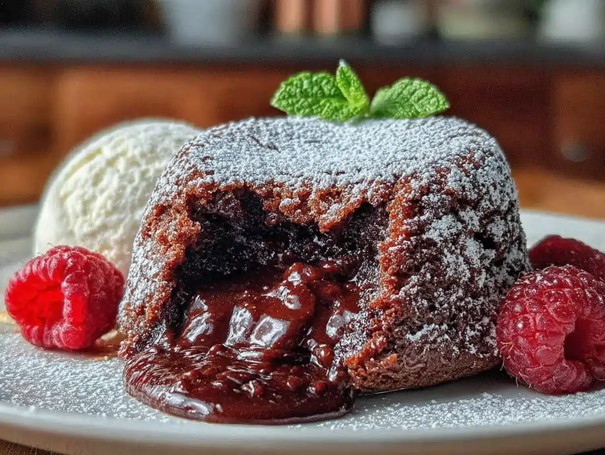 chocolate lava cake for two preparation steps