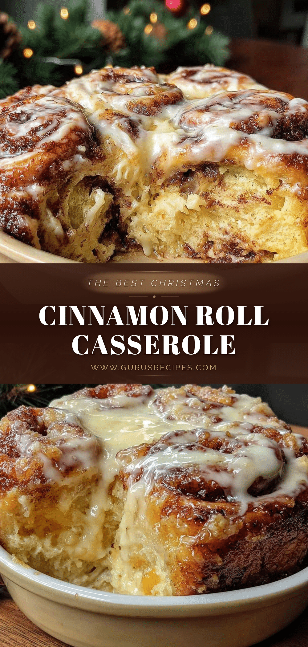christmas morning cinnamon roll casserole recipe