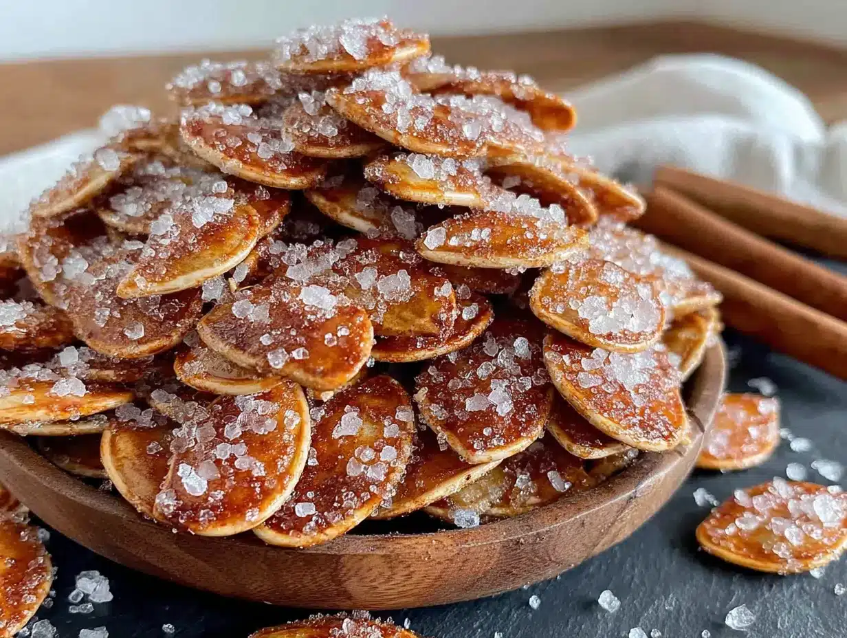 cinnamon sugar air fryer pumpkin seeds preparation steps