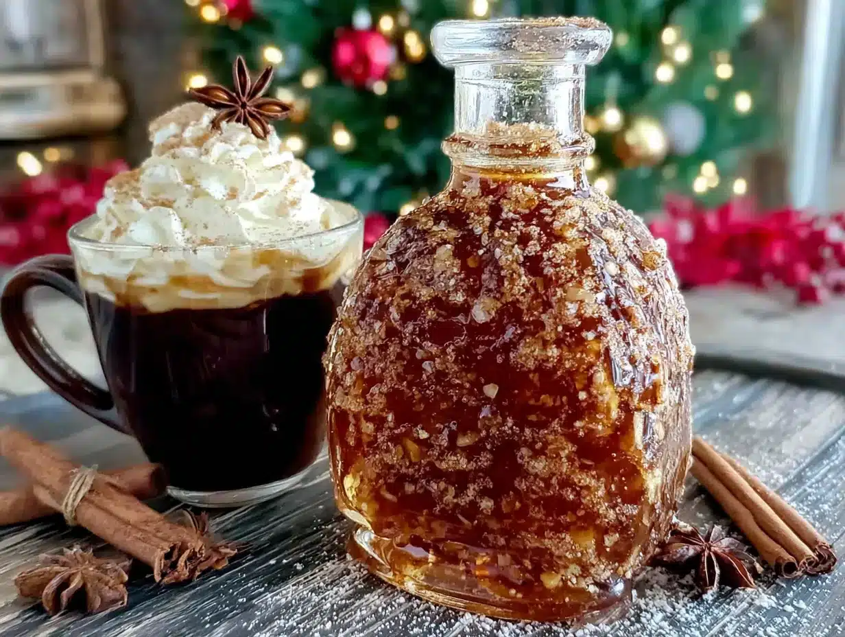 cozy christmas vanilla cinnamon syrup preparation steps