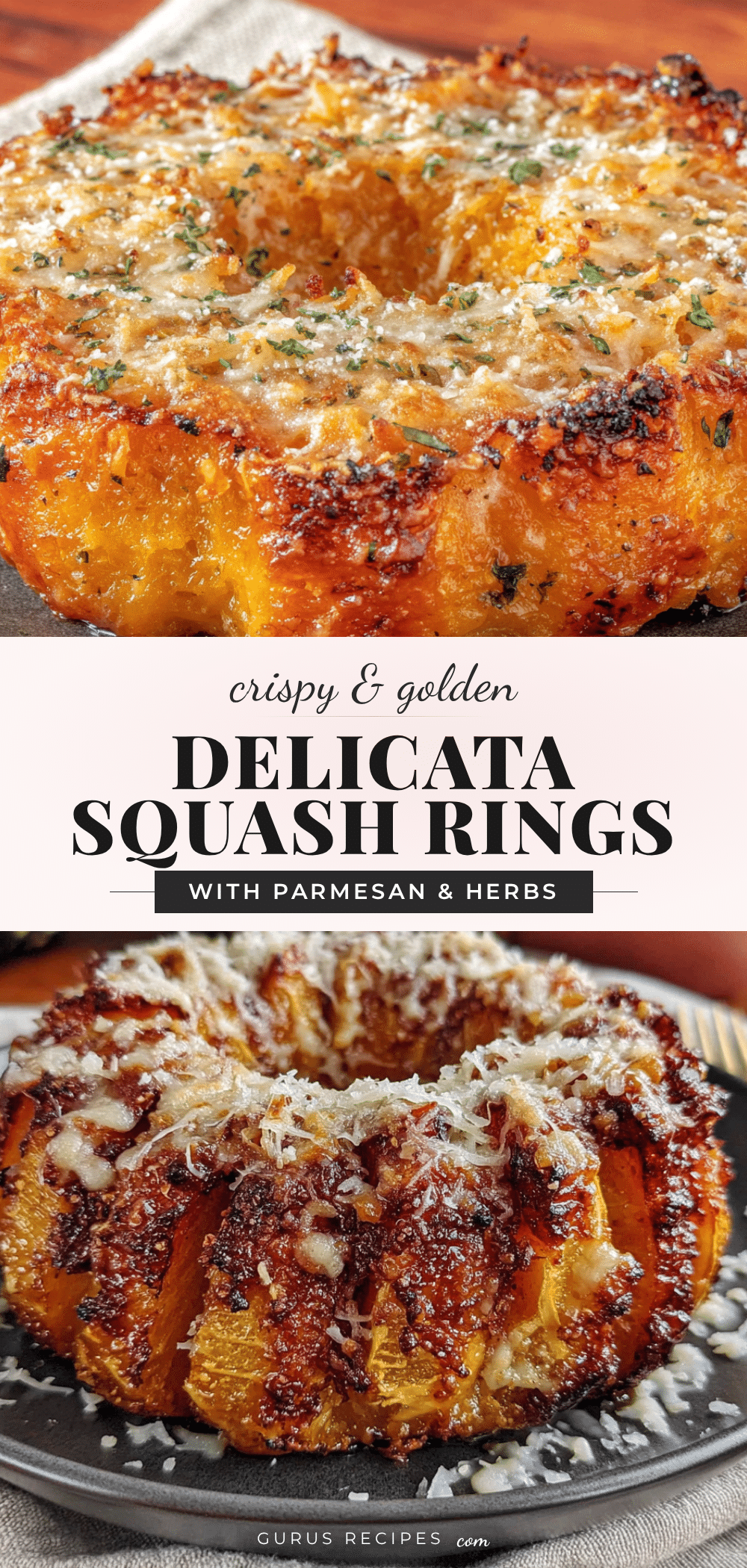 crispy baked delicata squash rings recipe