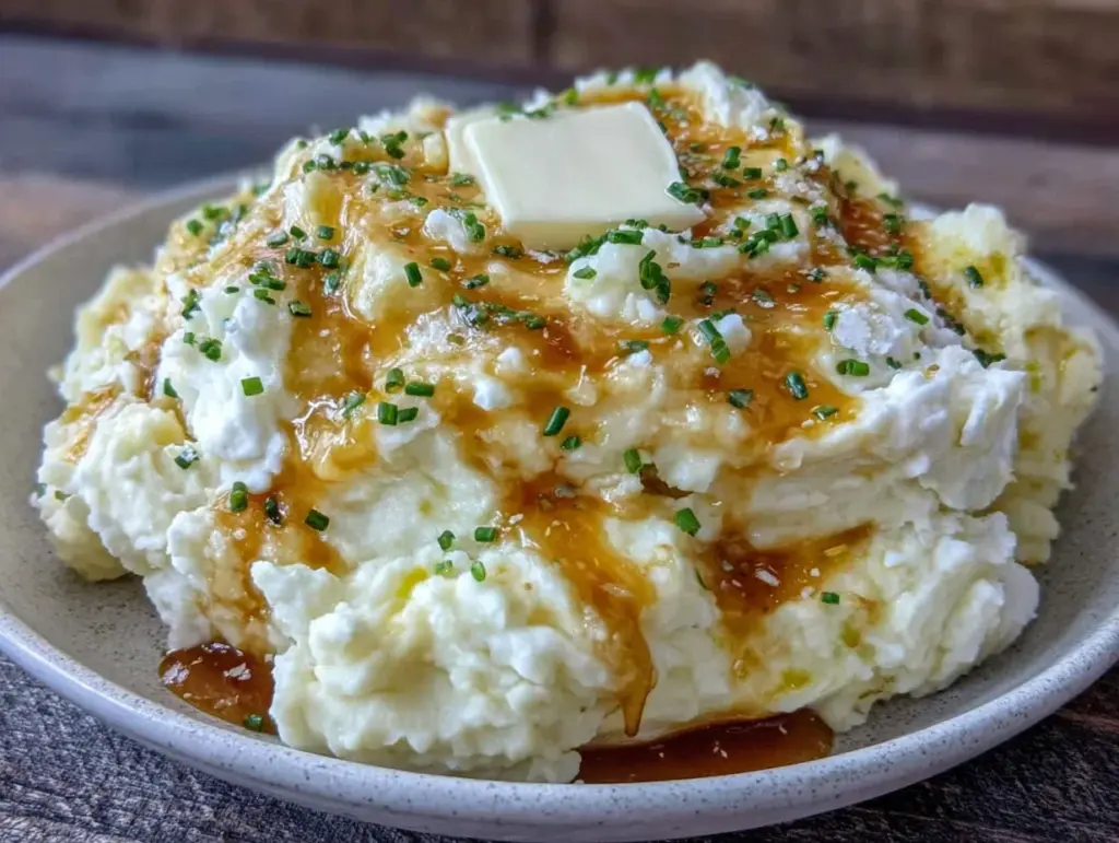 crockpot thanksgiving mashed potatoes - featured image
