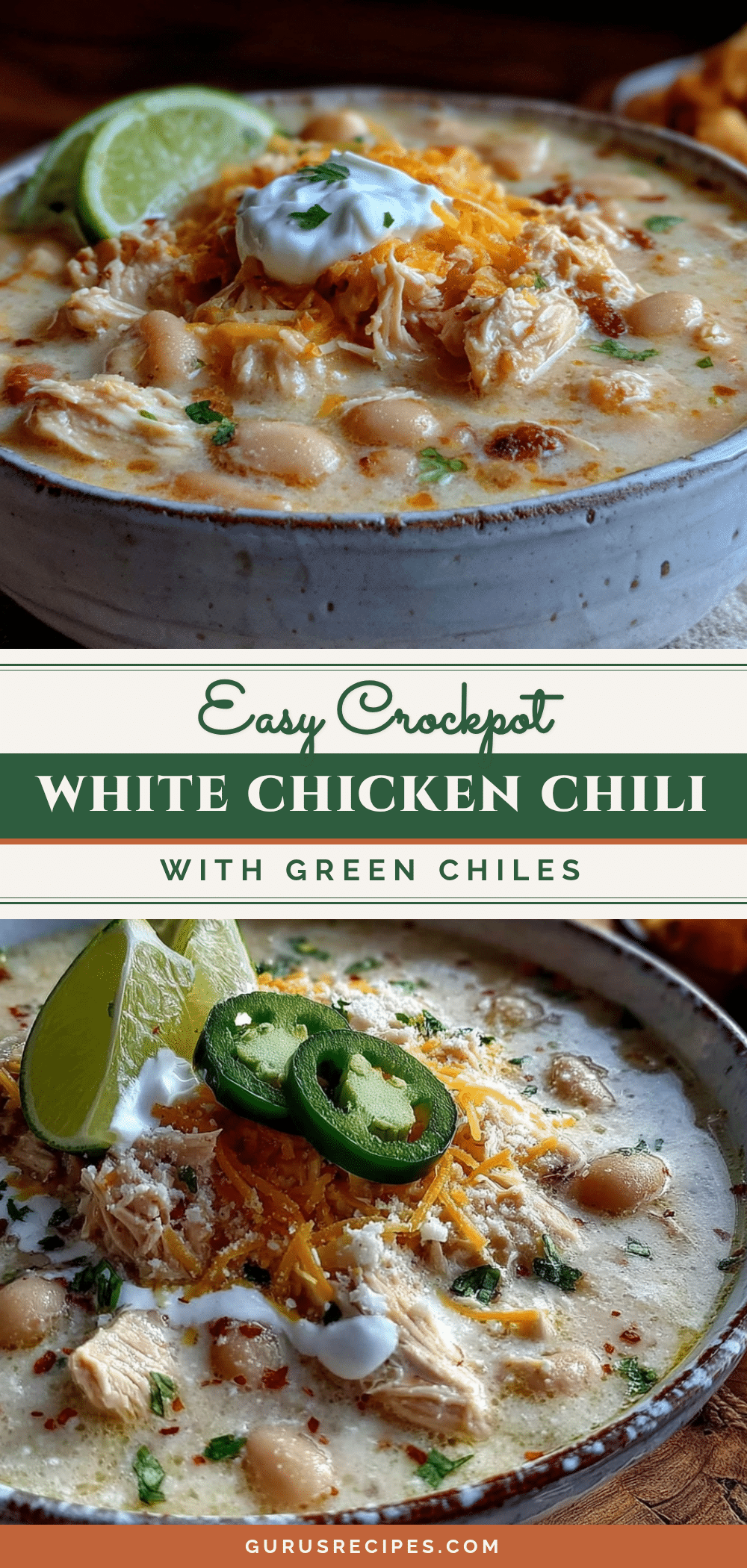 crockpot white chicken chili with green chiles recipe