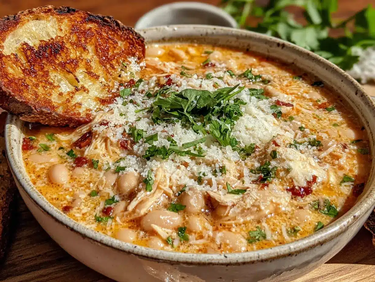 easy slow cooker white chicken chili preparation steps