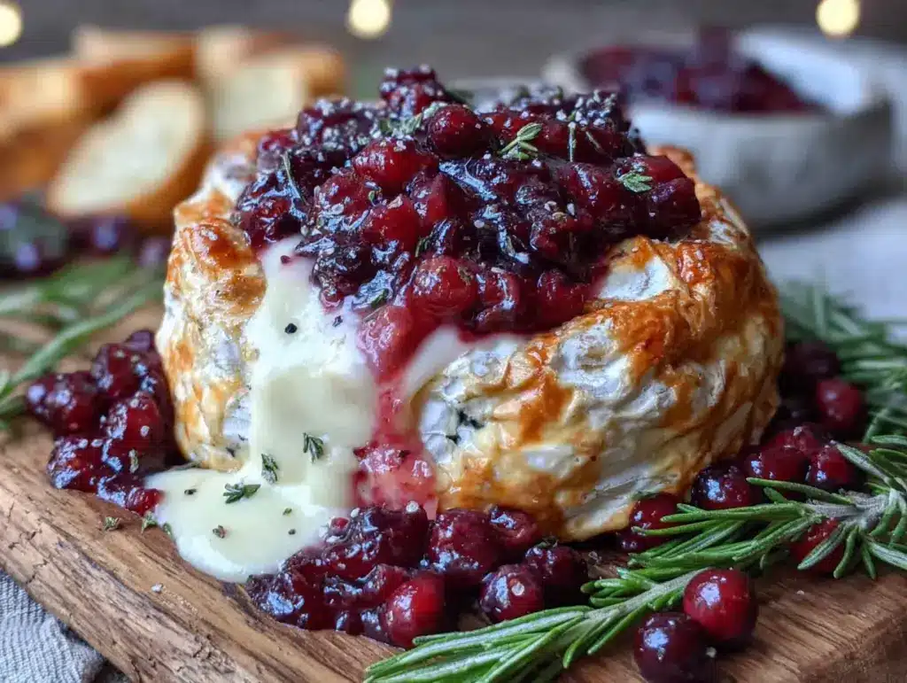 friendsgiving baked brie - featured image