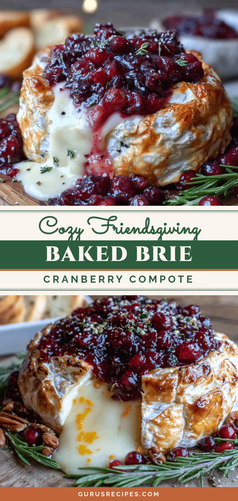 friendsgiving baked brie recipe
