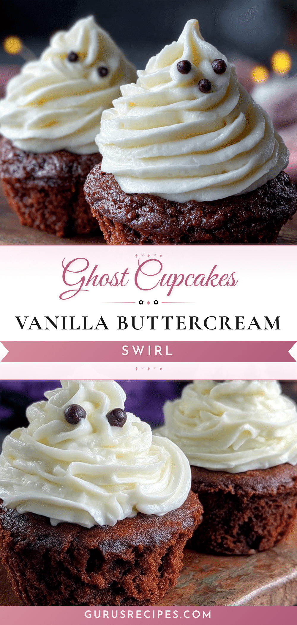 ghost cupcakes recipe