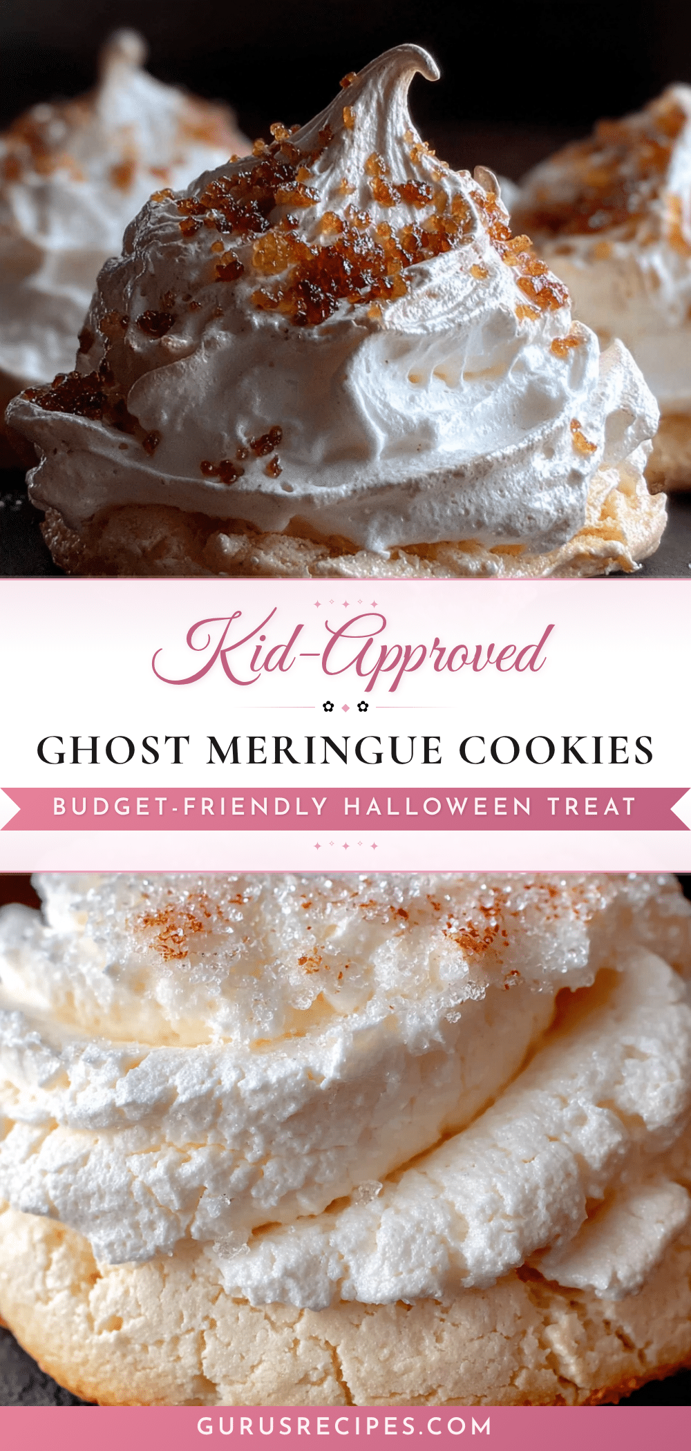 ghost meringue cookies recipe