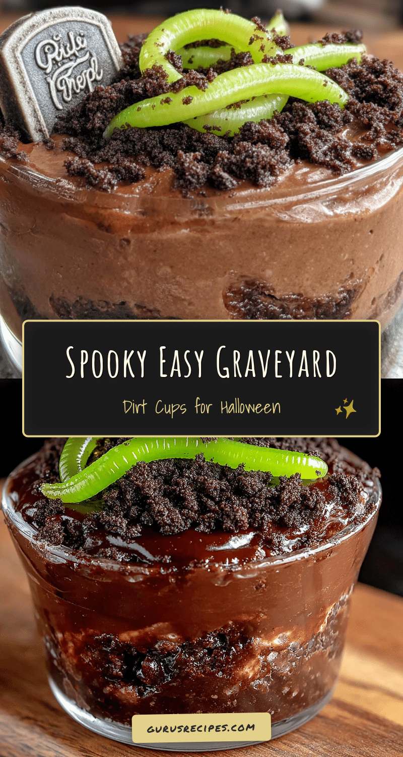 graveyard dirt cups recipe