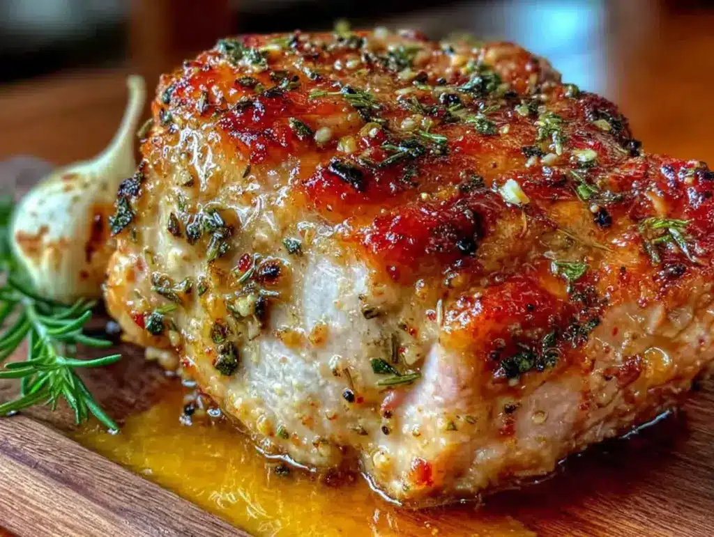 Herb butter roasted turkey breast for two - featured image
