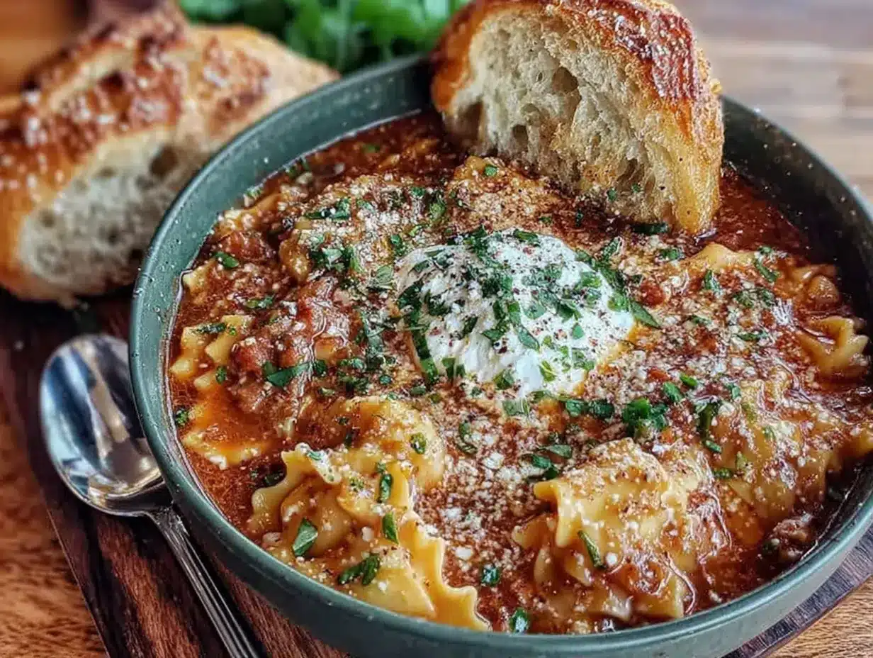 lasagna soup preparation steps