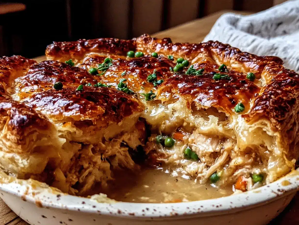 leftover turkey pot pie preparation steps