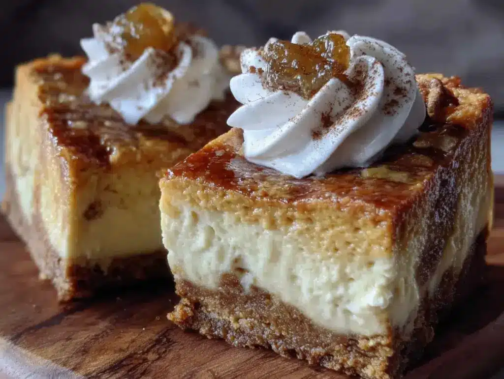 light pumpkin cheesecake bars - featured image