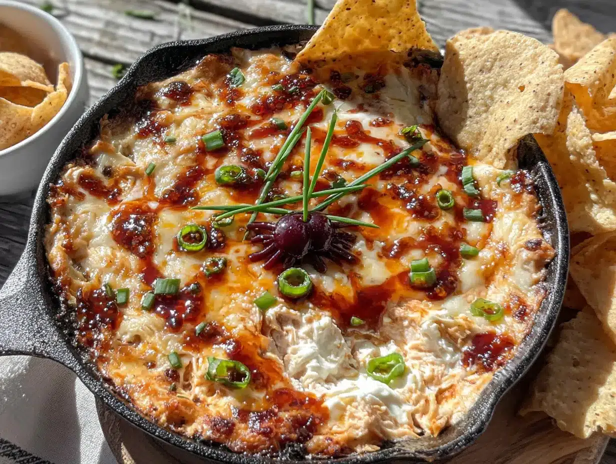 lighter buffalo chicken dip preparation steps