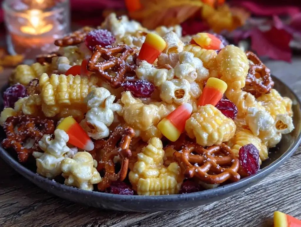 Lighter Halloween Popcorn Mix - featured image