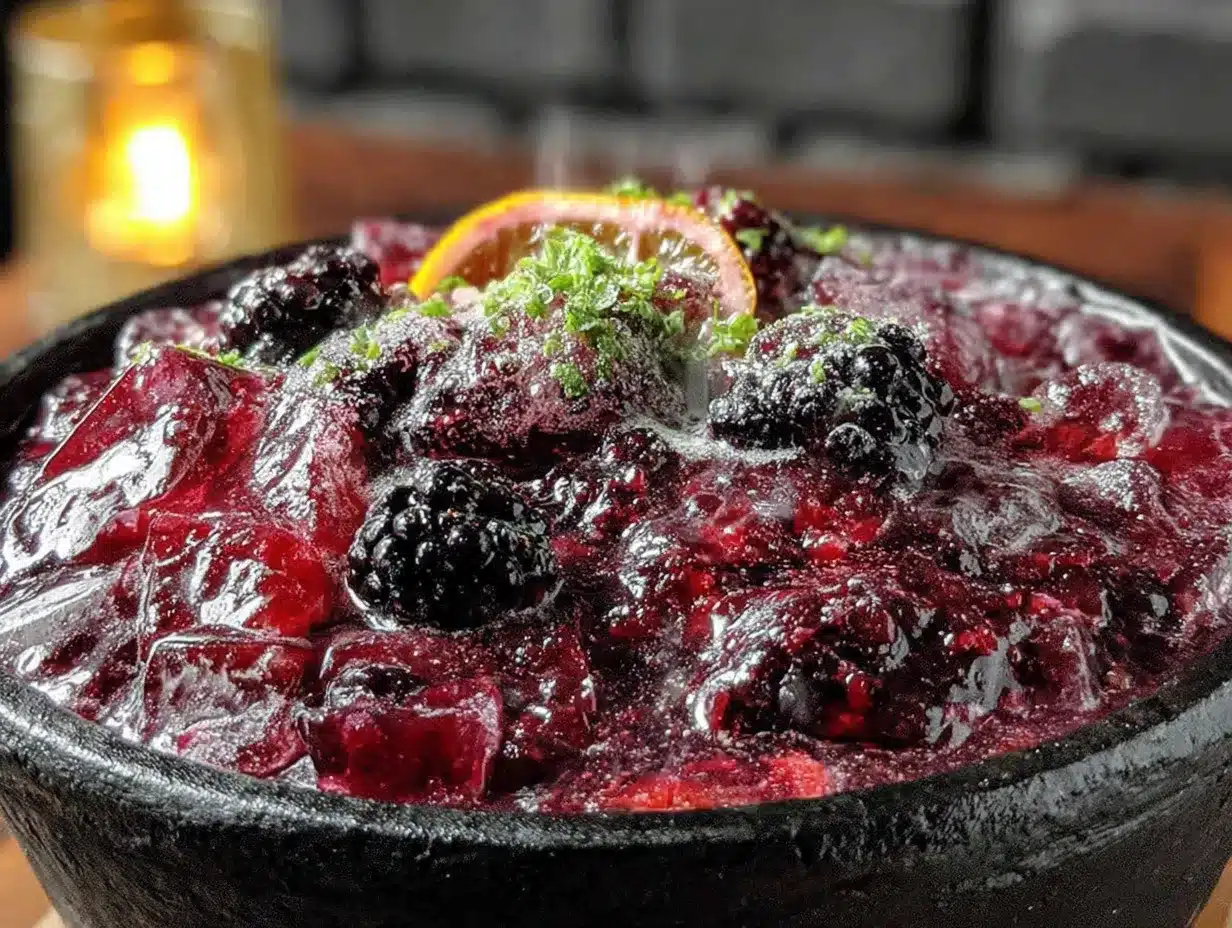 lighter purple witches brew halloween punch preparation steps