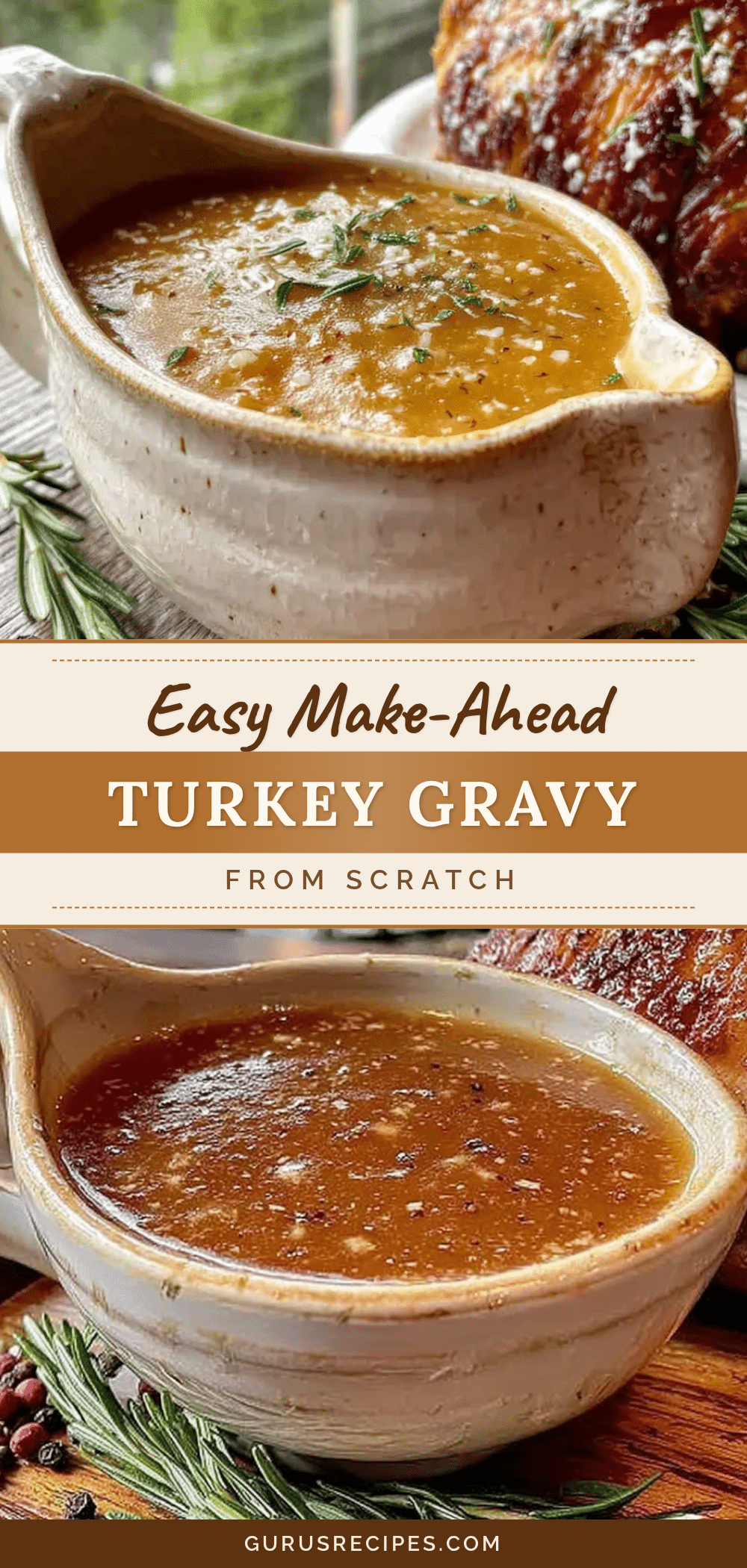 make-ahead turkey gravy recipe