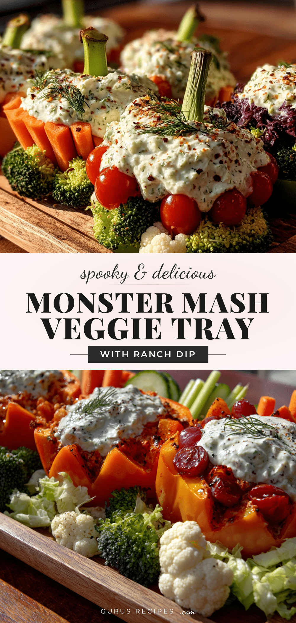 monster mash veggie tray recipe