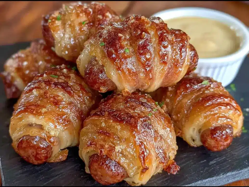 mummy pigs in a blanket - featured image