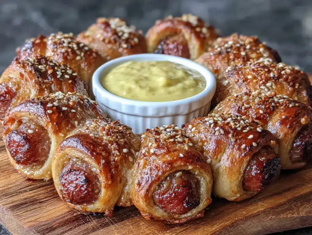 mummy pigs in a blanket - featured image