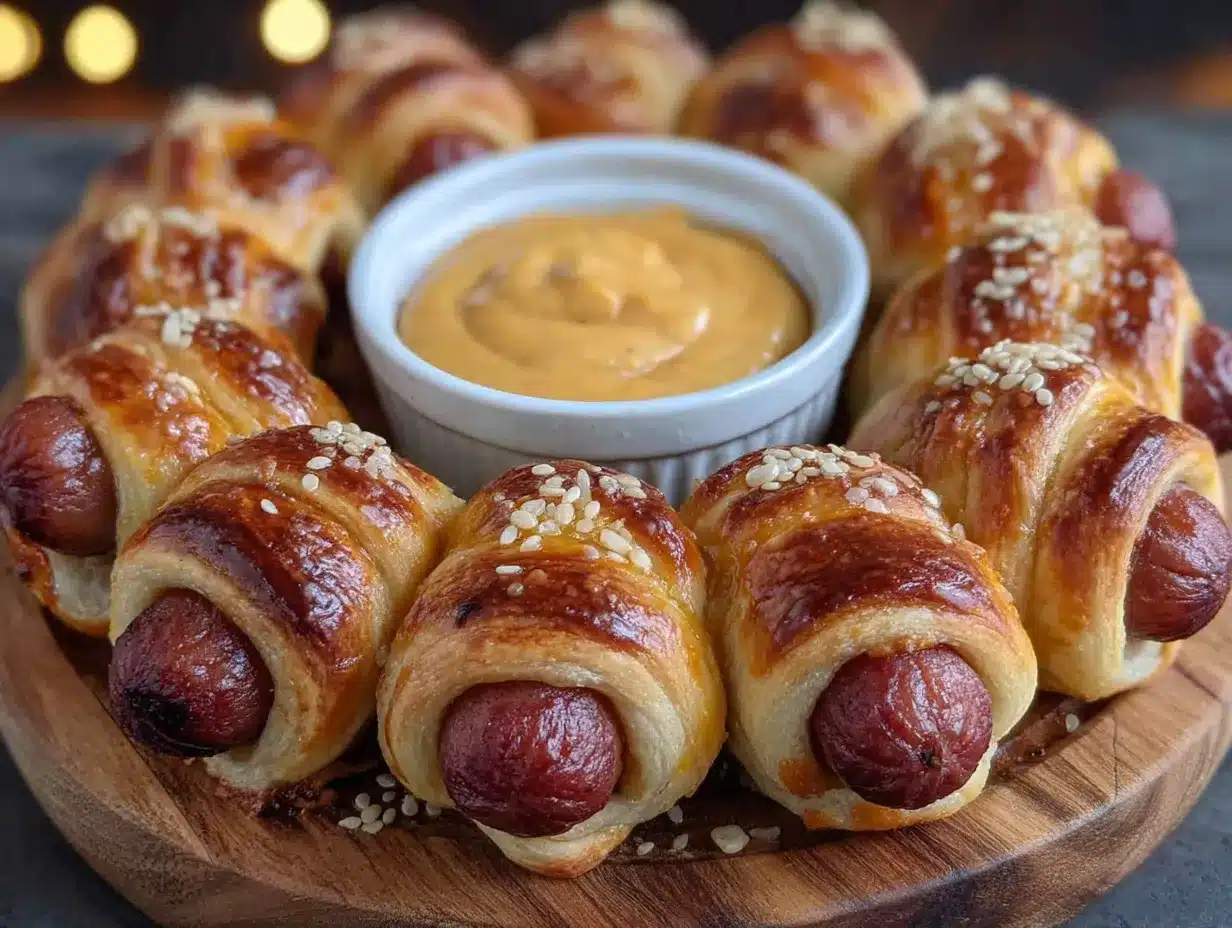 mummy pigs in a blanket preparation steps
