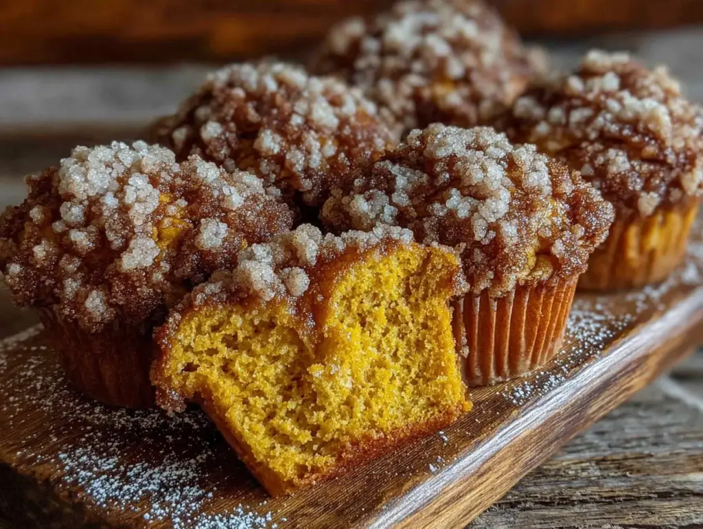 pumpkin streusel muffins - featured image