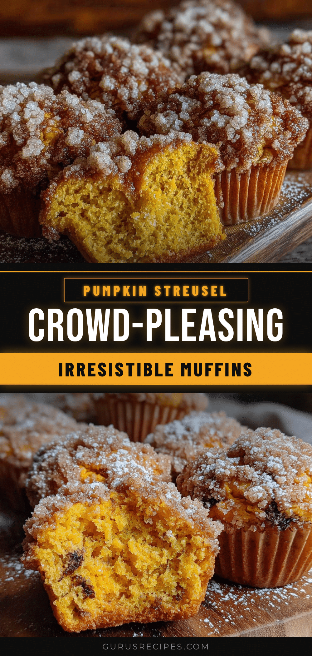 pumpkin streusel muffins recipe