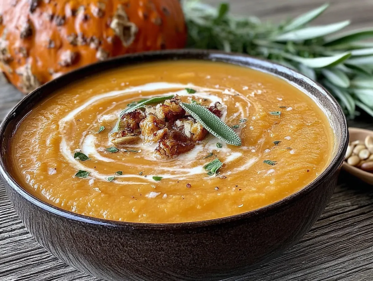 roasted butternut squash soup preparation steps