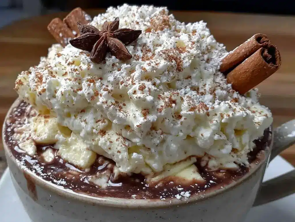 slow cooker spiced hot chocolate - featured image
