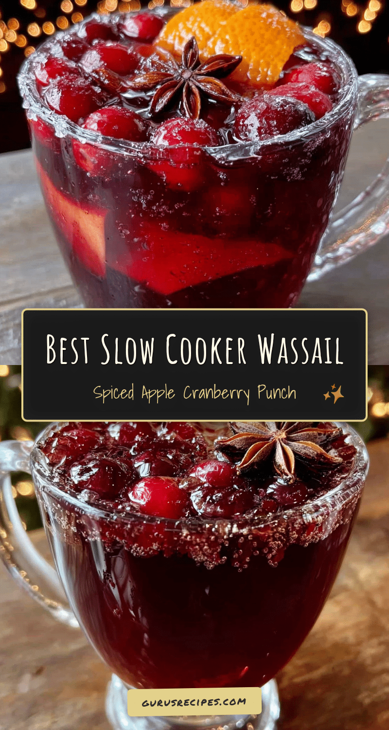 slow cooker wassail recipe