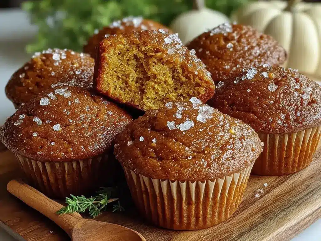 small batch pumpkin muffins - featured image