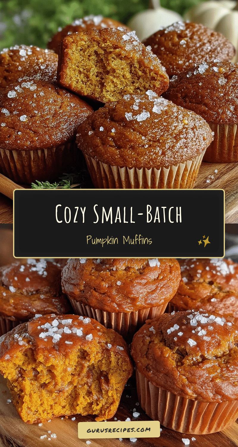 small batch pumpkin muffins recipe