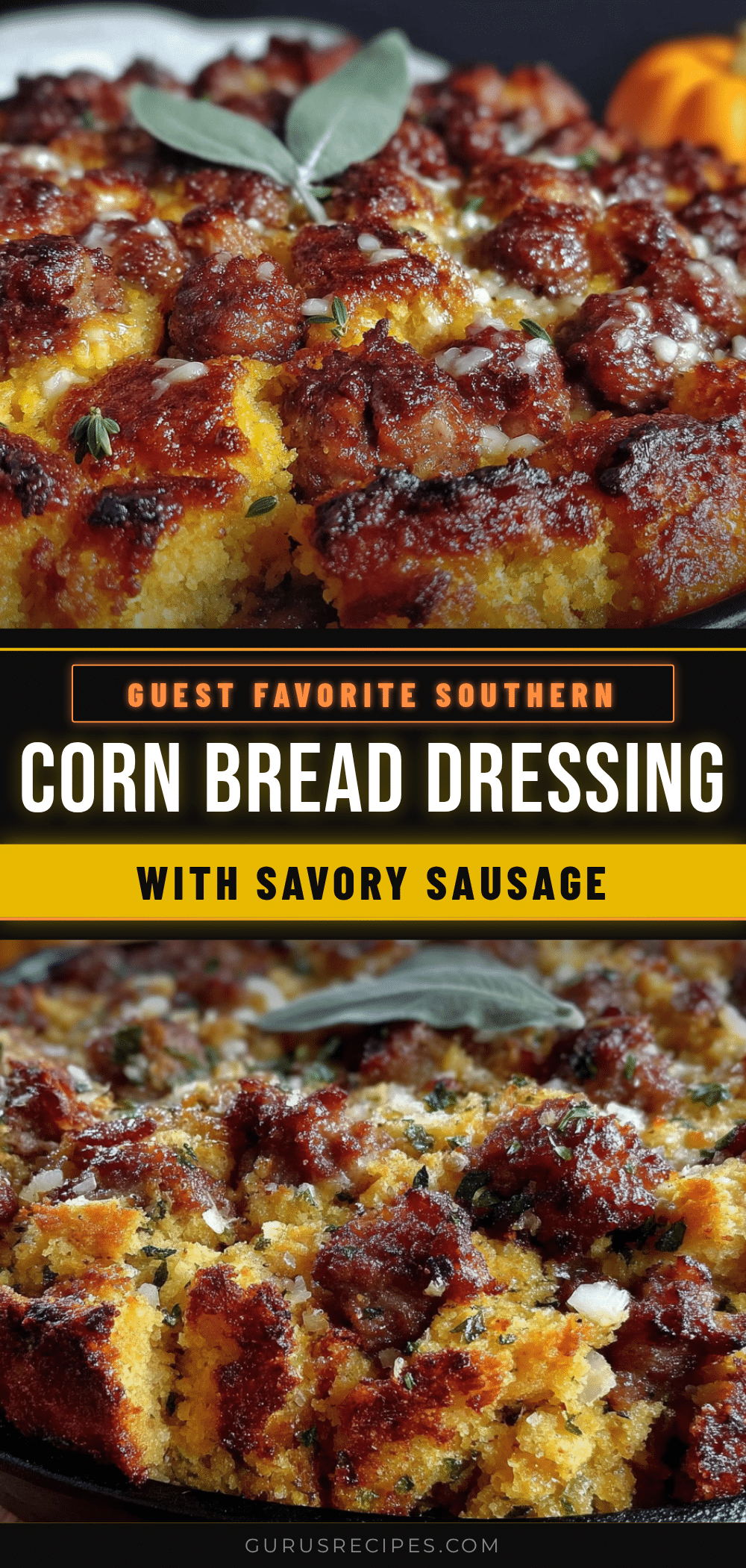 southern cornbread dressing with sausage recipe