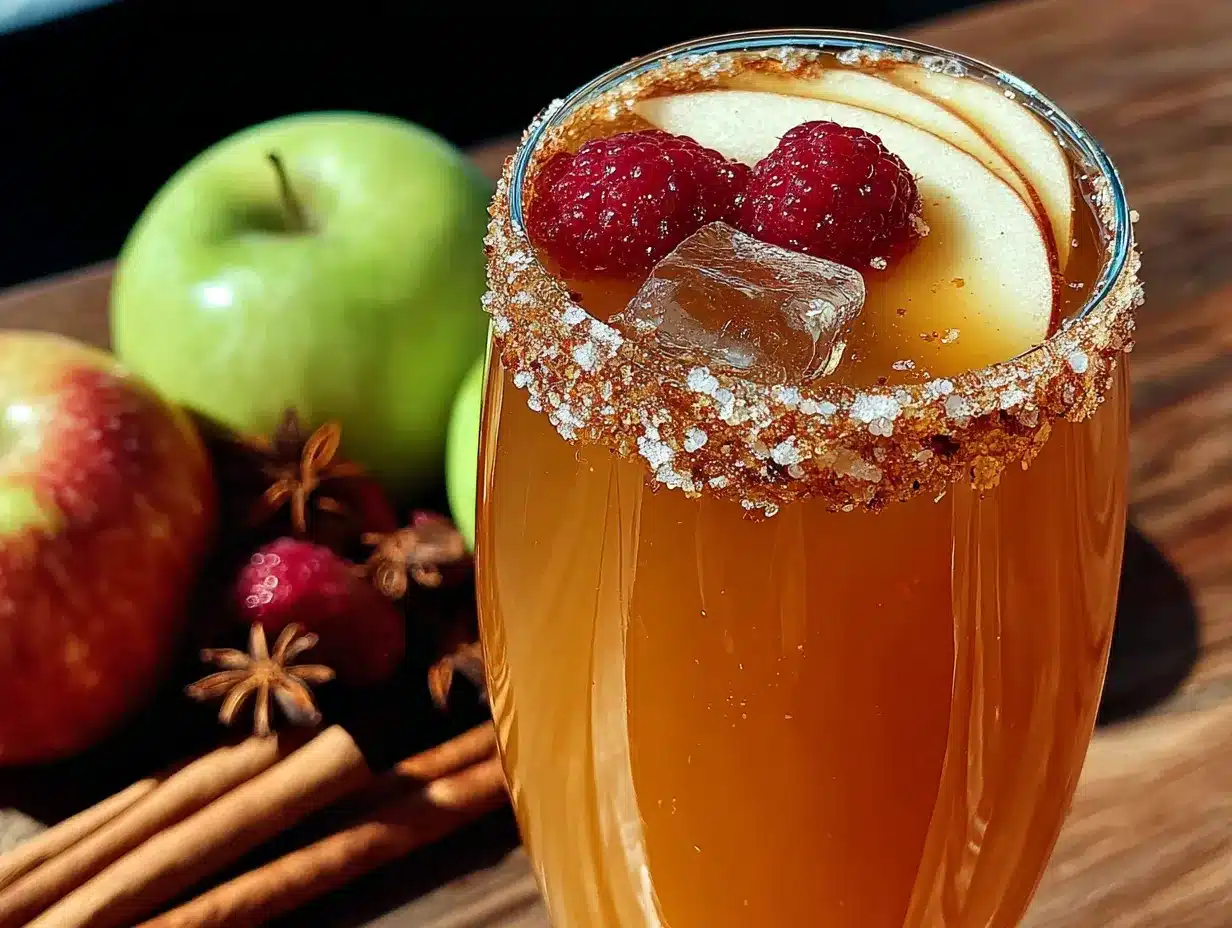 spiked apple cider sangria preparation steps