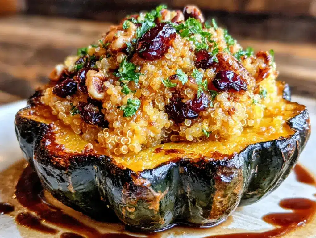 stuffed acorn squash - featured image