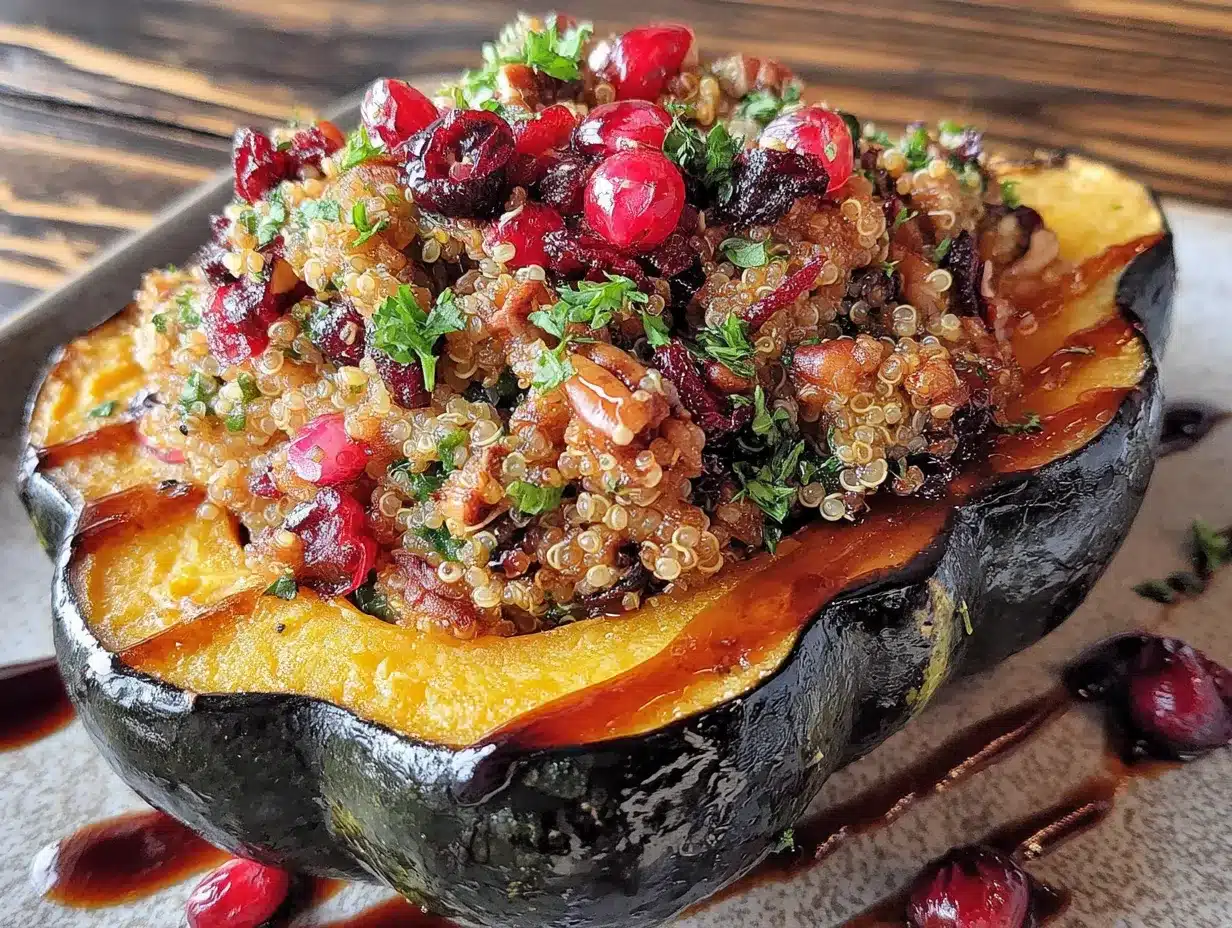 stuffed acorn squash preparation steps