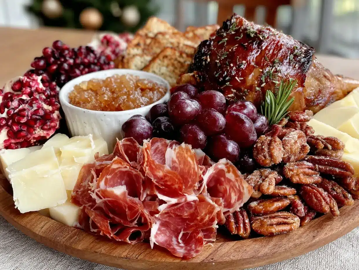 Thanksgiving charcuterie board preparation steps