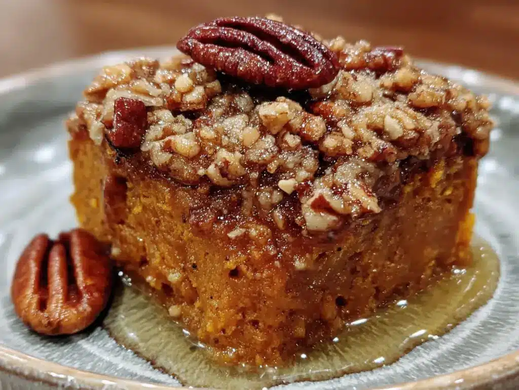wholesome sweet potato casserole with pecan streusel - featured image