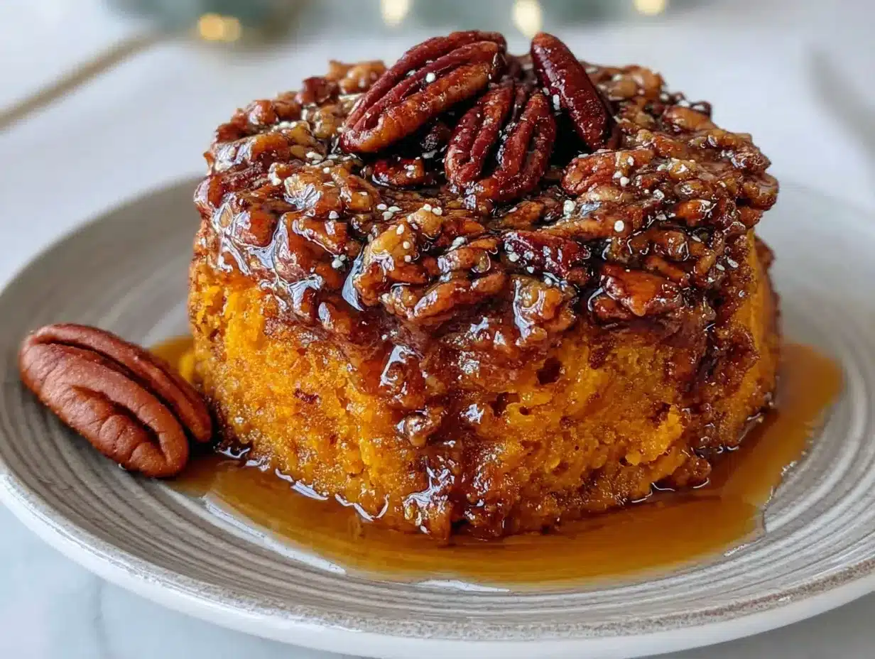 wholesome sweet potato casserole with pecan streusel preparation steps