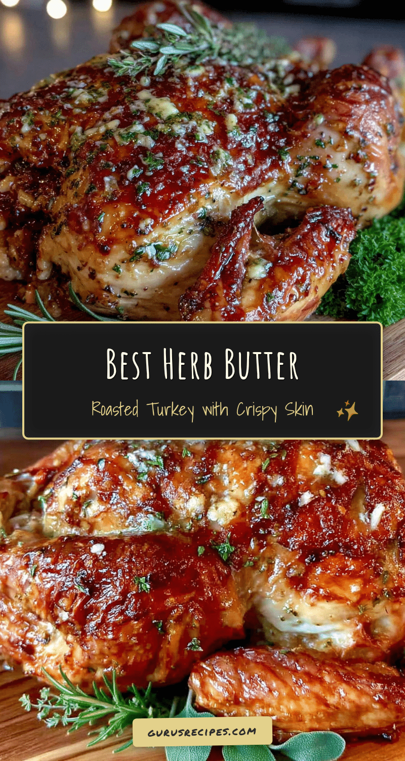 herb butter roasted turkey recipe