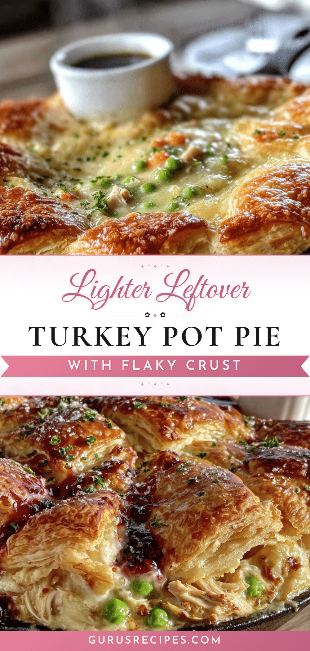 lighter leftover turkey pot pie recipe