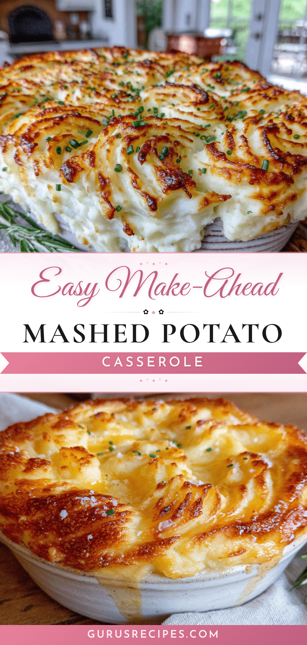 make-ahead mashed potato casserole recipe